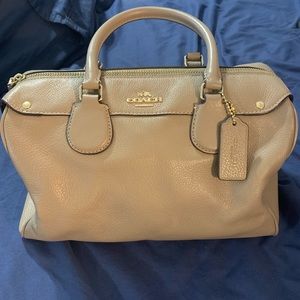 Leather Coach bag